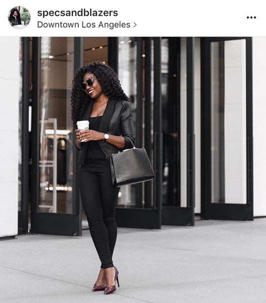 Niké of Specs and Blazers Wearing Sillin.